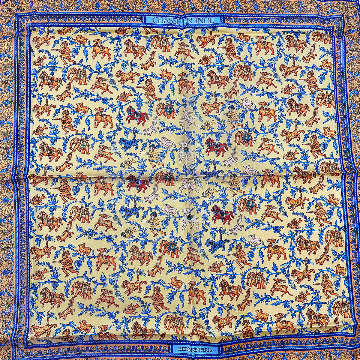 Hermes "Chasse en Inde" Scarf