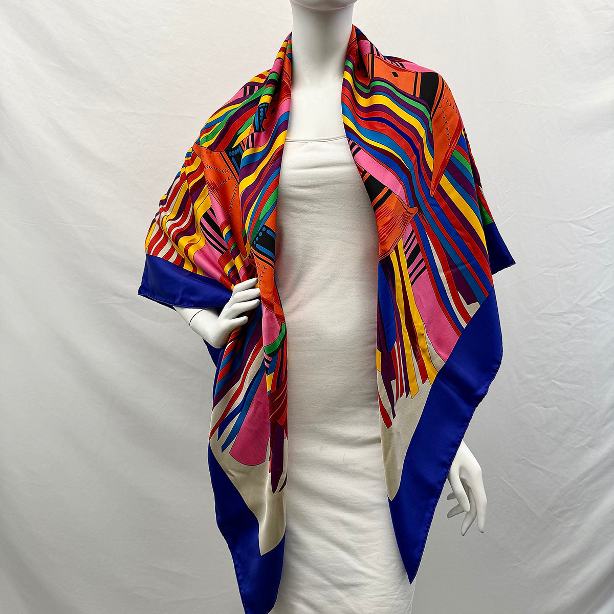 Hermes "Cuirs Du Desert II Shawl