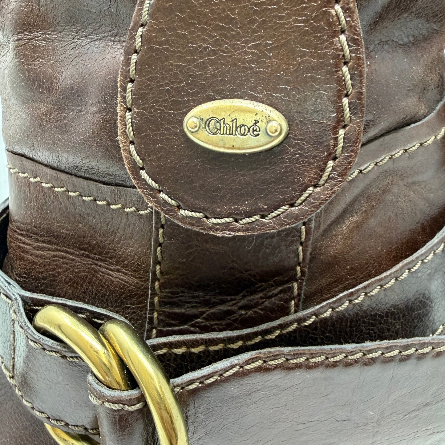 Chloe Wing Calf Boots