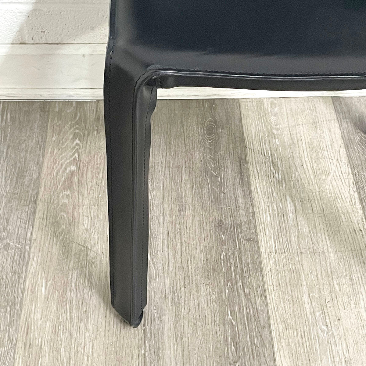 Cassina CAB 412 Leather Dining Chair by Mario Bellini