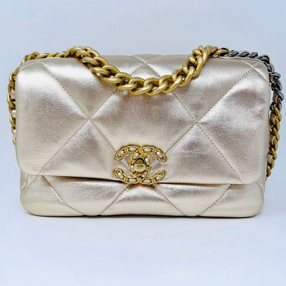 Chanel Gold 19 Flap Bag