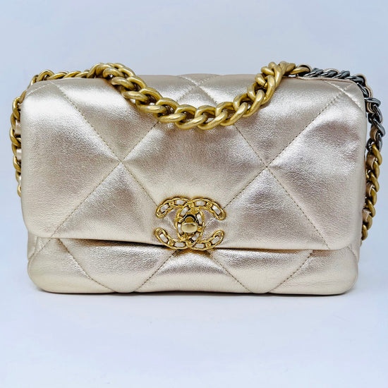 Chanel Gold 19 Flap Bag