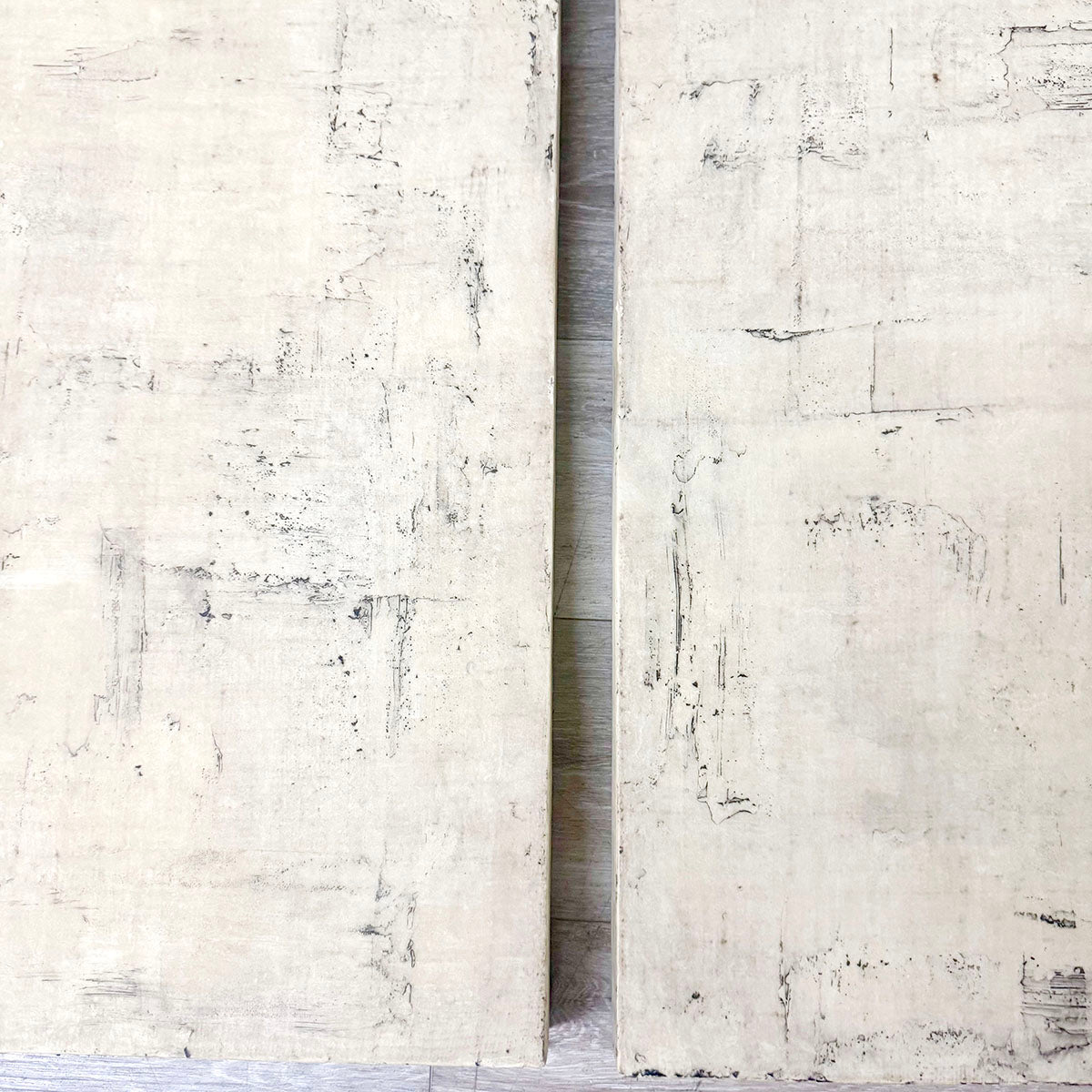 "Oasis" 4 Panels Signed and Dated 2002
