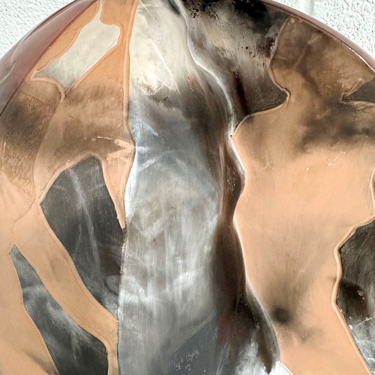 Disc with Figures, Signed and Dated 1987
