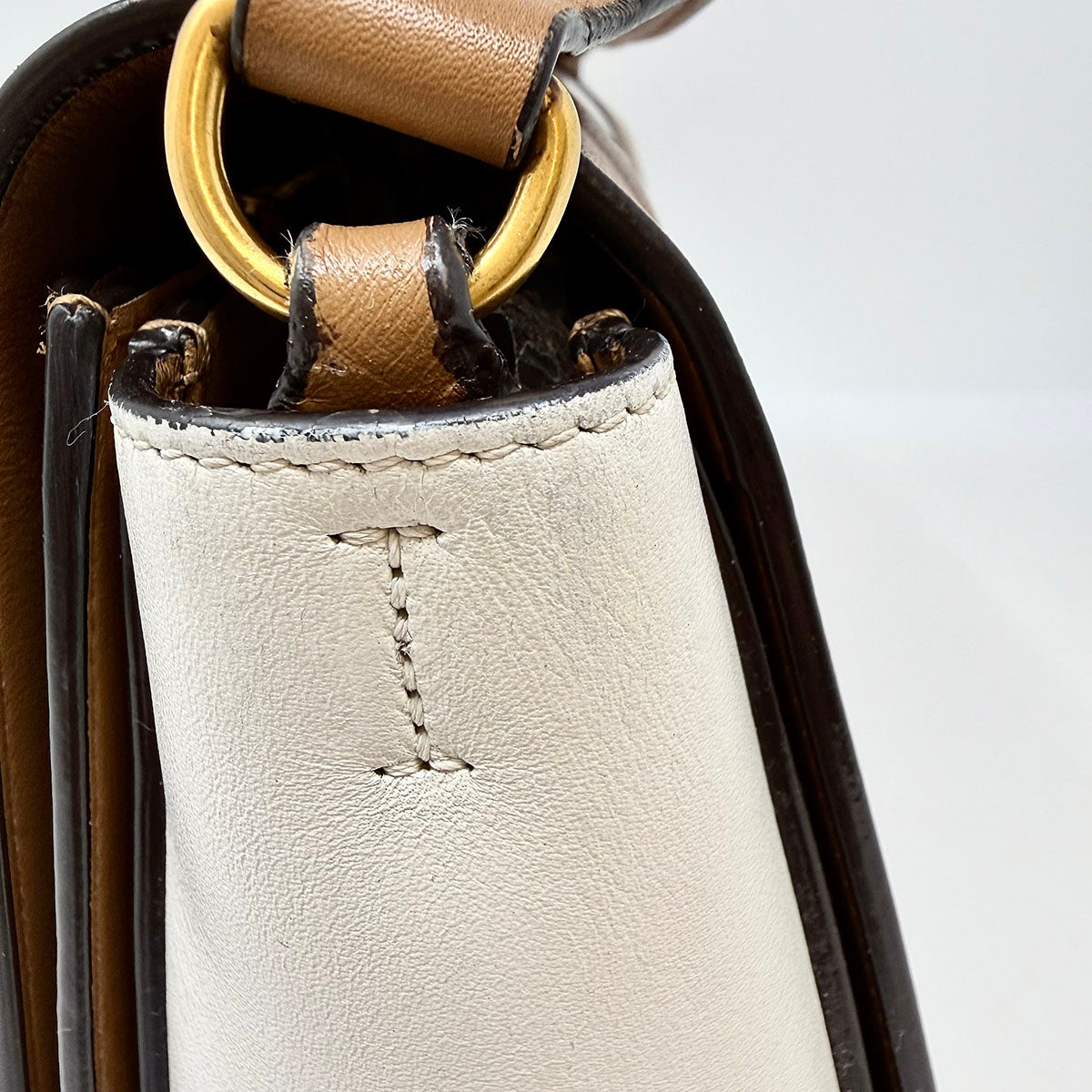 Celine Bicolor Frame Shoulder Bag