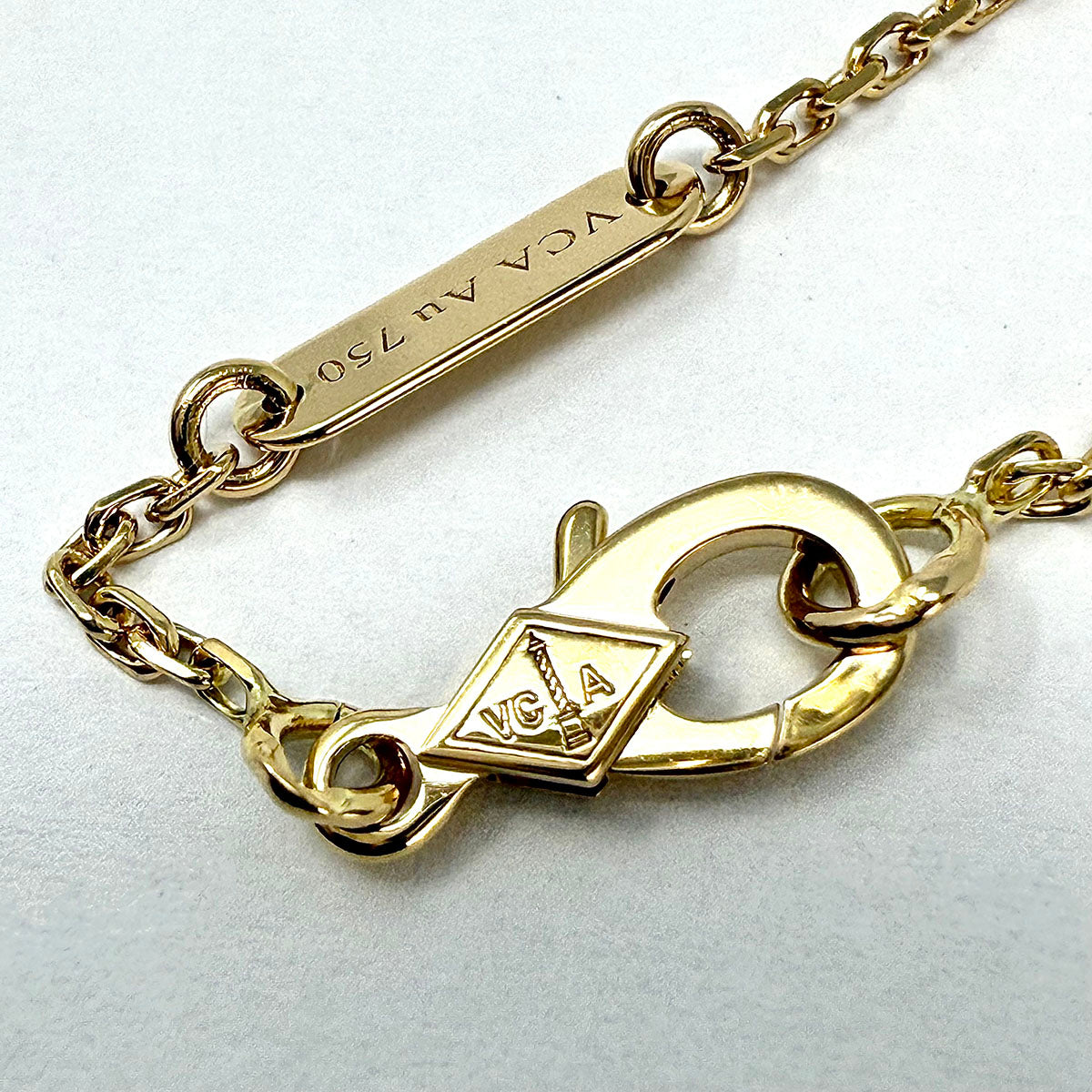 Van Cleef & Arpels Vintage Alhambra 18K Gold Pendant Necklace
