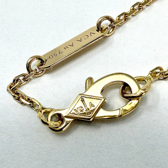 Van Cleef & Arpels Vintage Alhambra 18K Gold Pendant Necklace