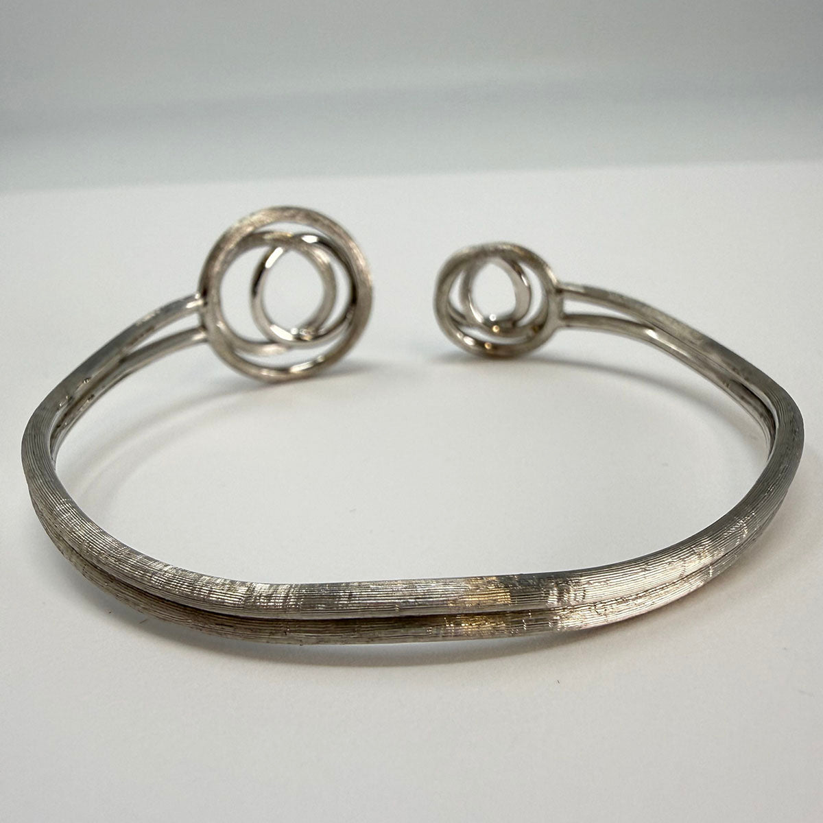 Marco Bicego 18K White Gold Jaipur Diamond Circle Cuff Bracelet