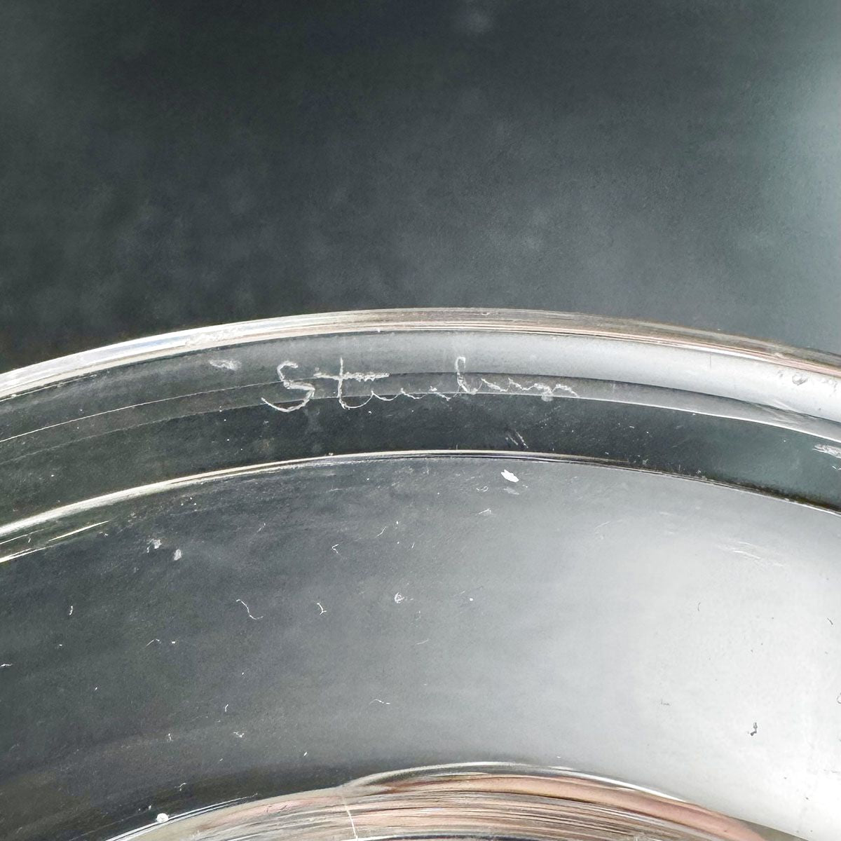 Teardrop Candle Holder, Signed
