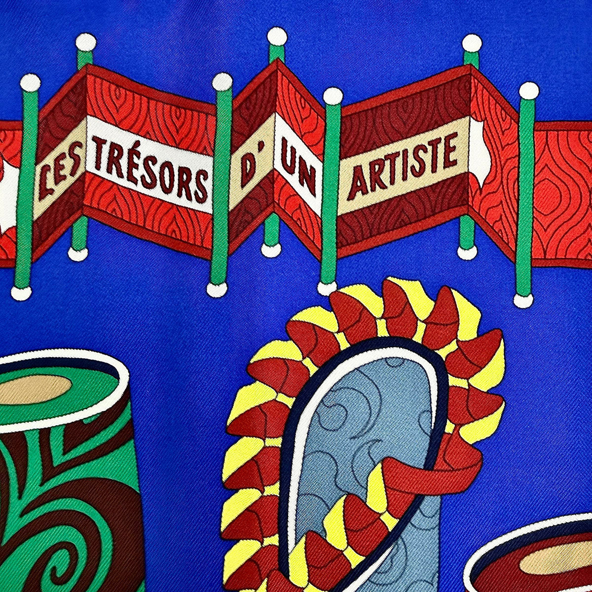 Hermes "Les Tresors D'un Artiste" Scarf