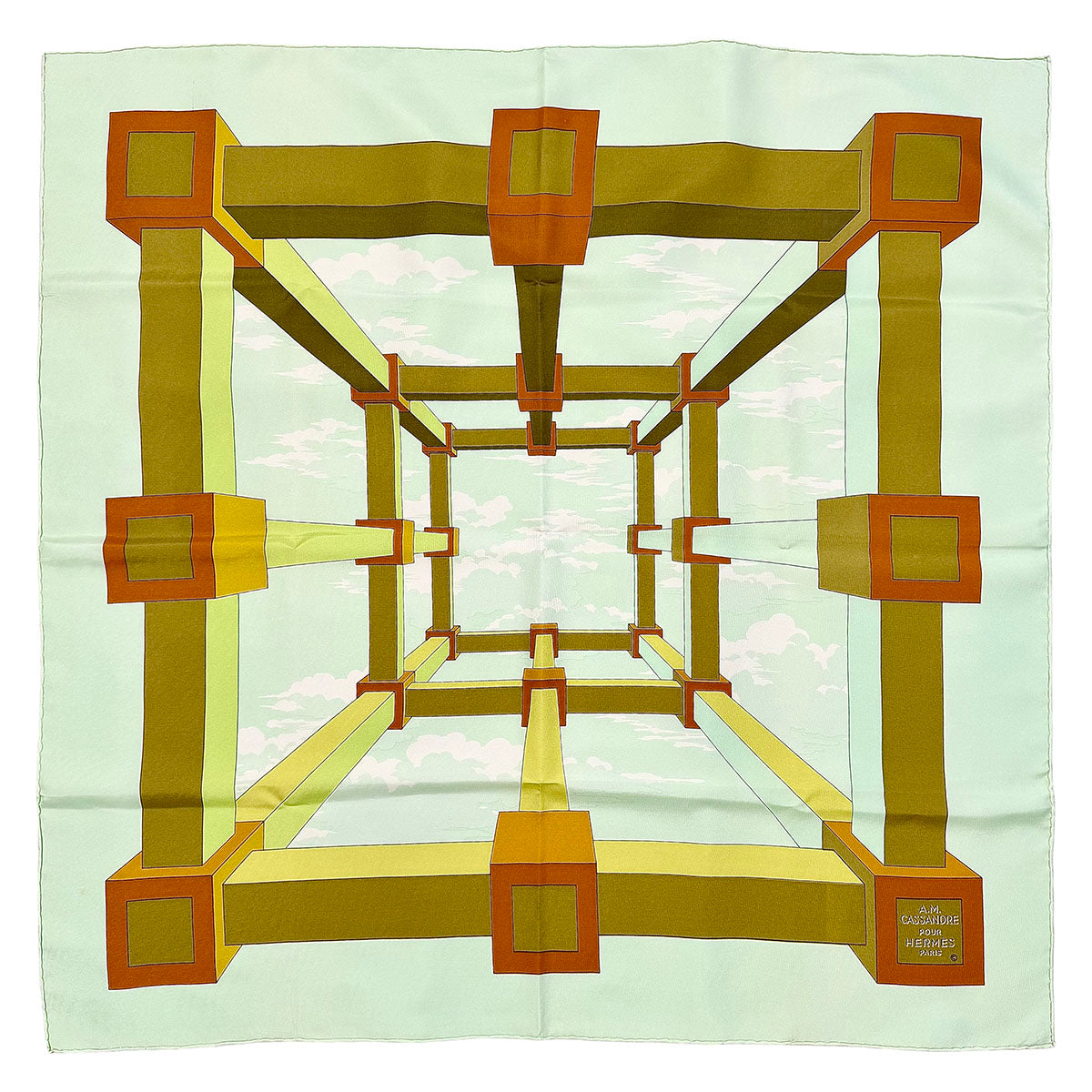 Hermes "Perspective" Scarf