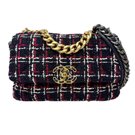 Chanel Tweed Medium 19 Shoulder Bag