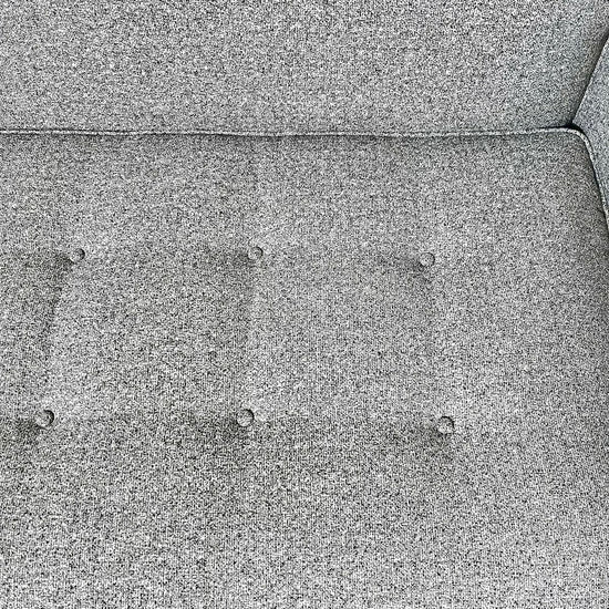 Sofa with Button Tufted Seat Cushions and Piped Edging