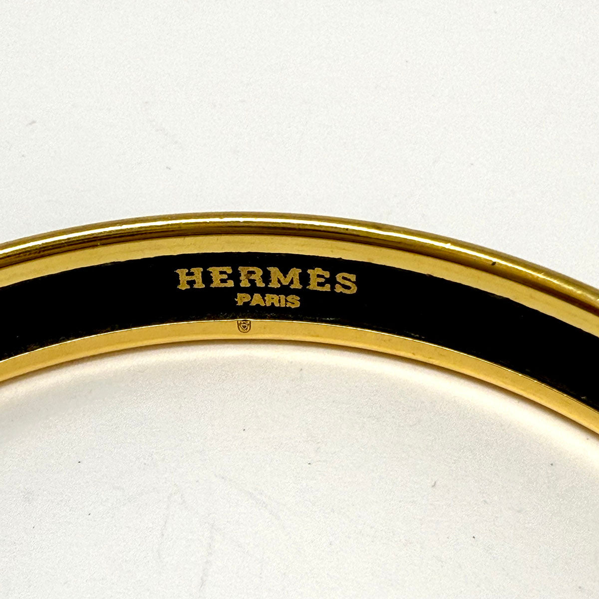 Hermes Narrow Enamel Bangle Bracelet