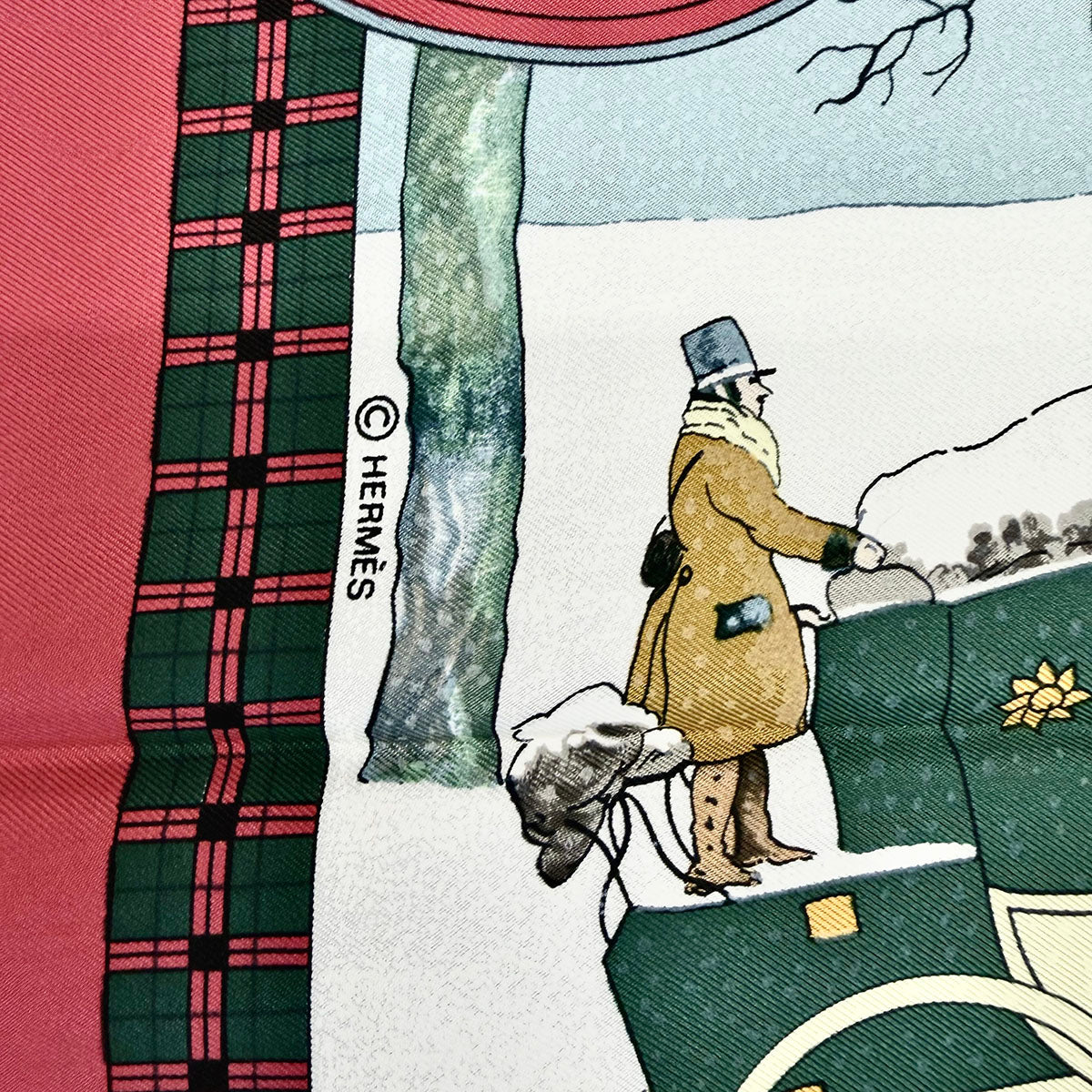 Hermes "L'Hiver en Poste" Scarf