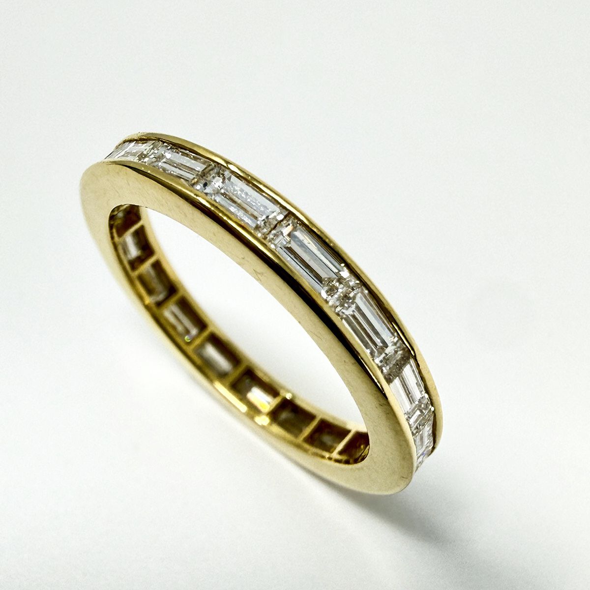 18K Gold Baquette Diamond Ring