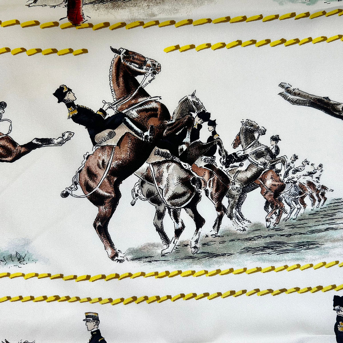 Hermes"Cadre Noir" Scarf