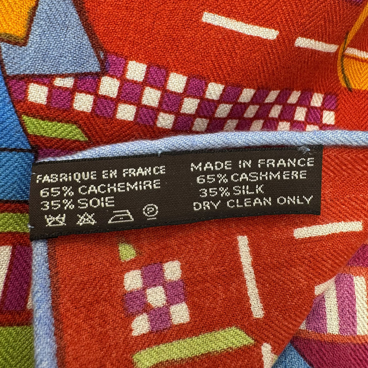 Hermes "Brides et Gris-Gris" Cashmere Shawl