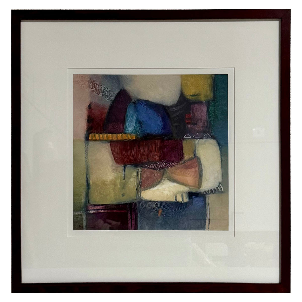 Abstract Lithograph Signed