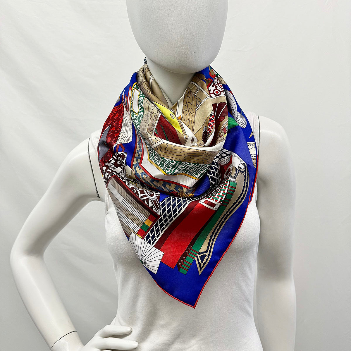 Hermes "Les Tresors D'un Artiste" Scarf
