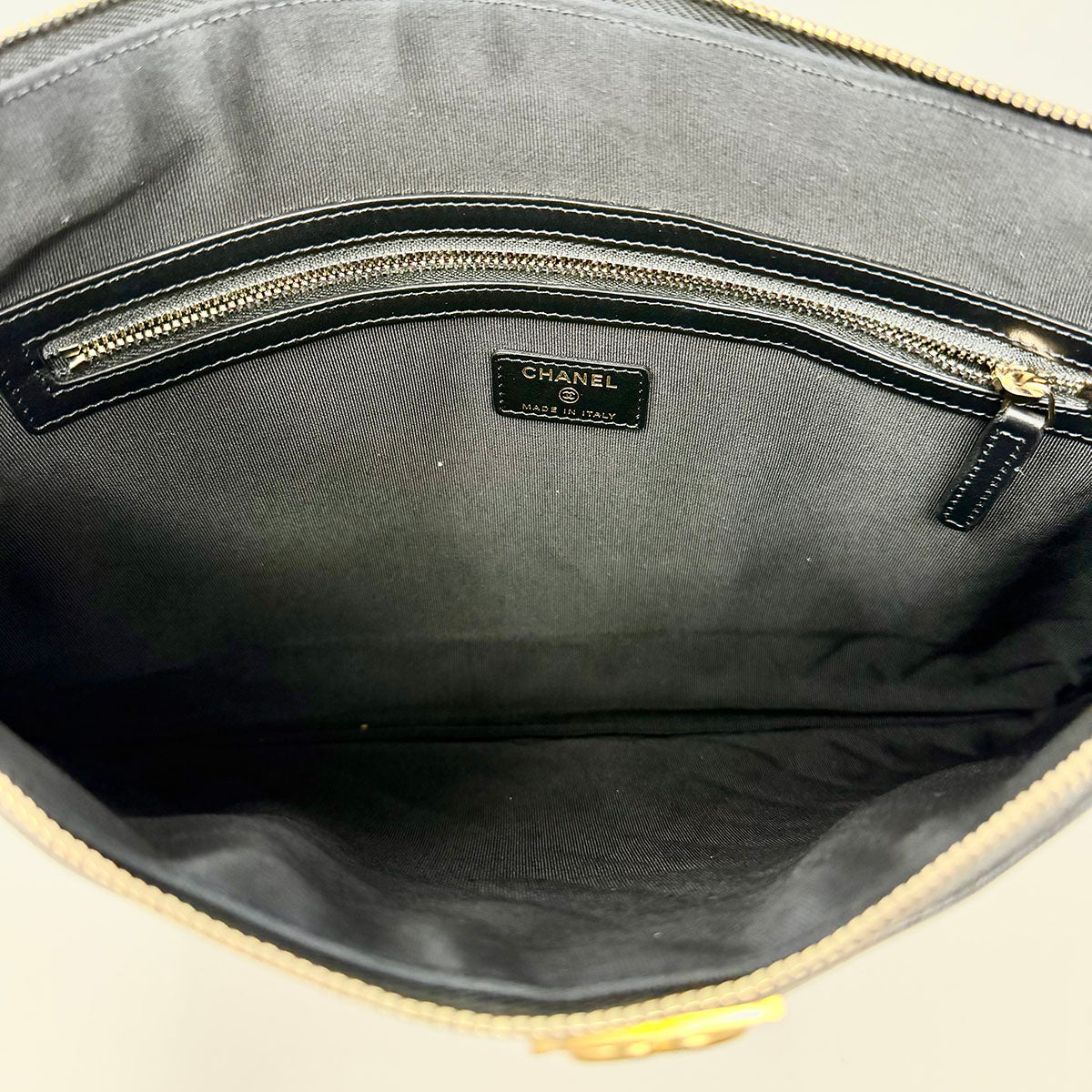 Chanel Quilted Laptop Pouch