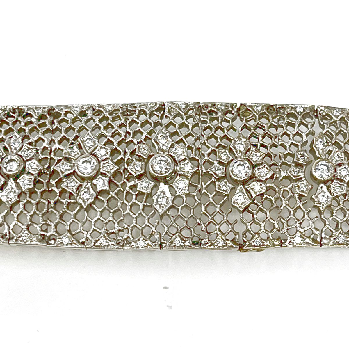 Le Vian Filigree 18K White Gold Bracelet with Diamonds