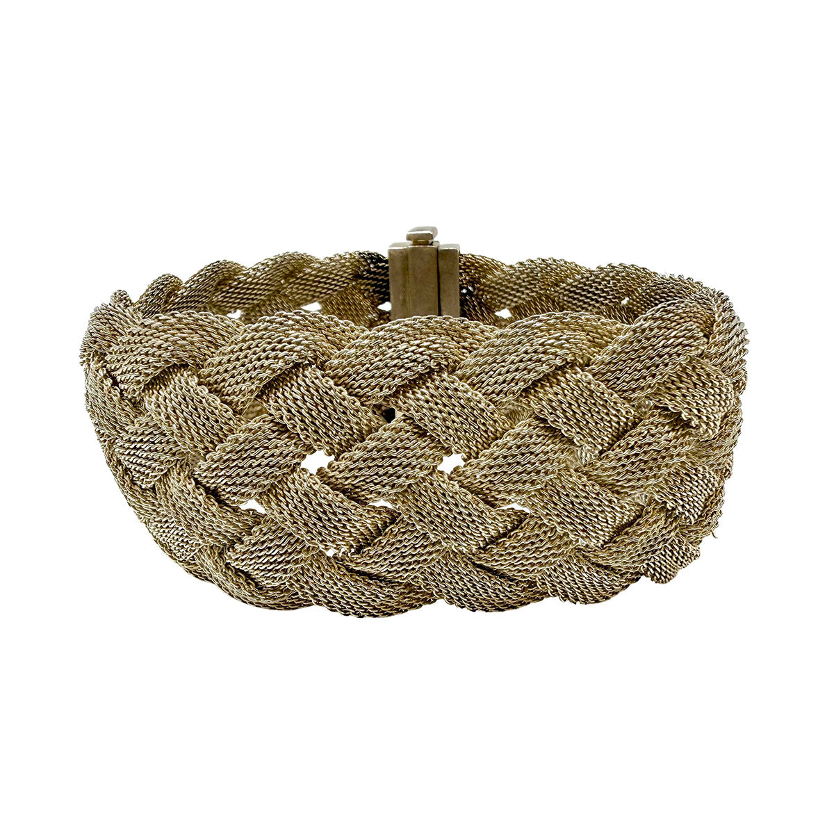 Tiffany & Co. Sterling Silver Braided Somerset Bracelet