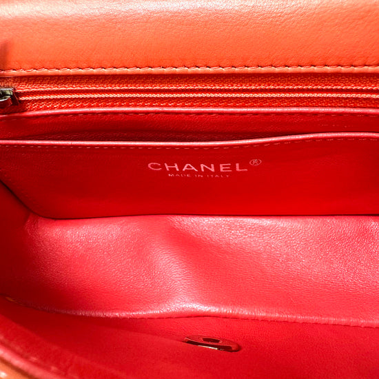 Chanel Mini Classic Patent Leather Single Shoulder Bag