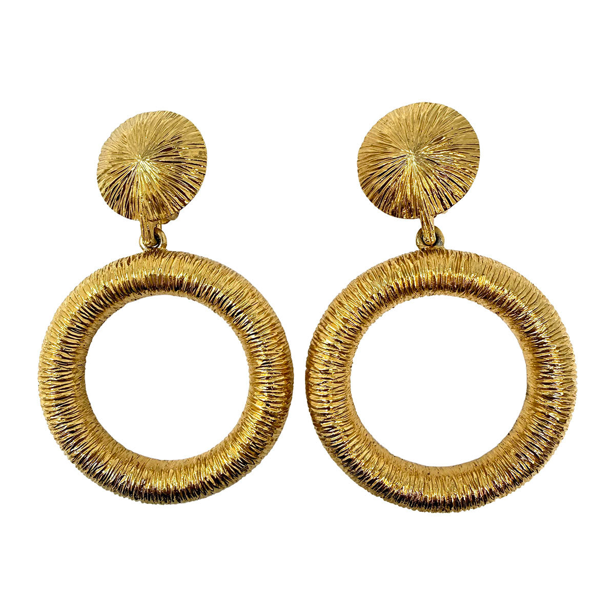 St. John Vintage Large Drop Earrings