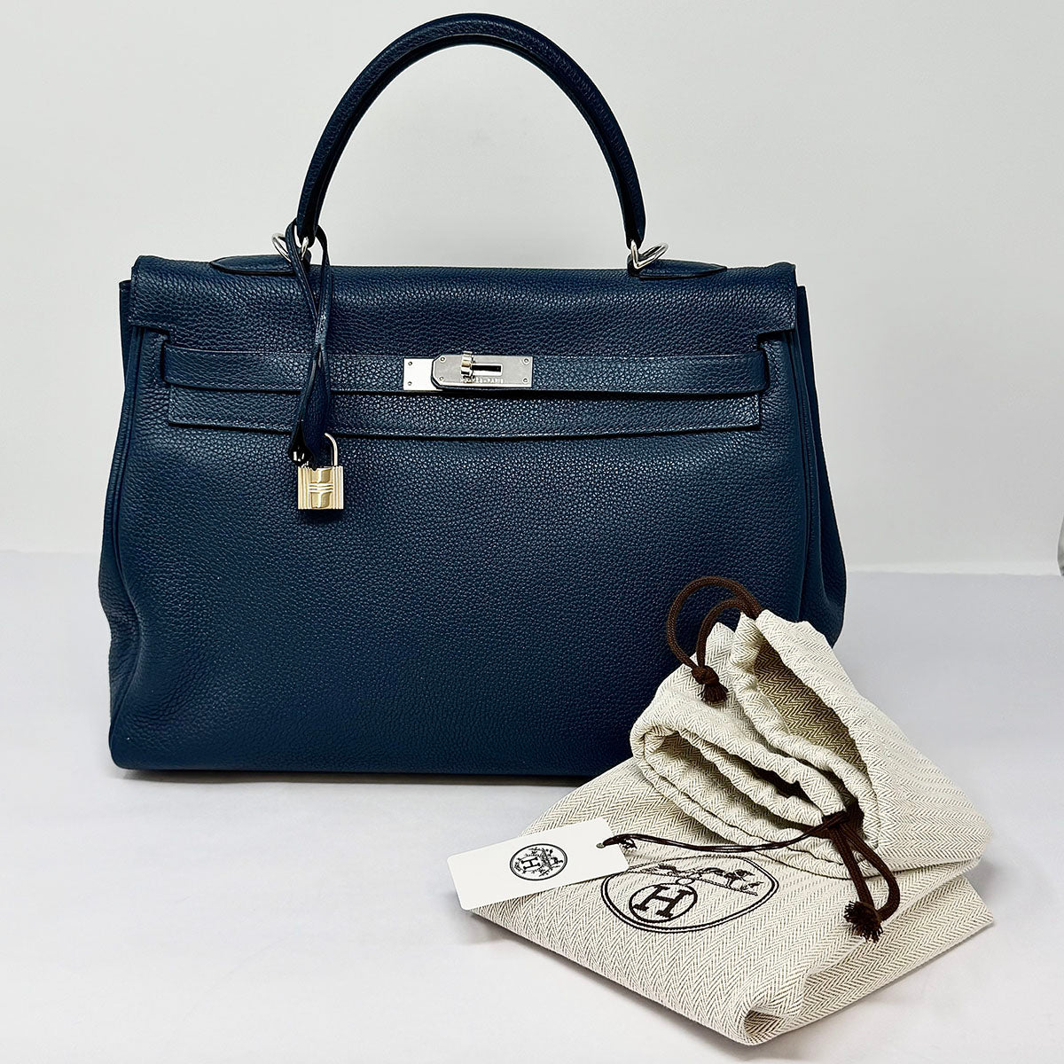 Hermes Kelly Retourne 35 Handle Bag