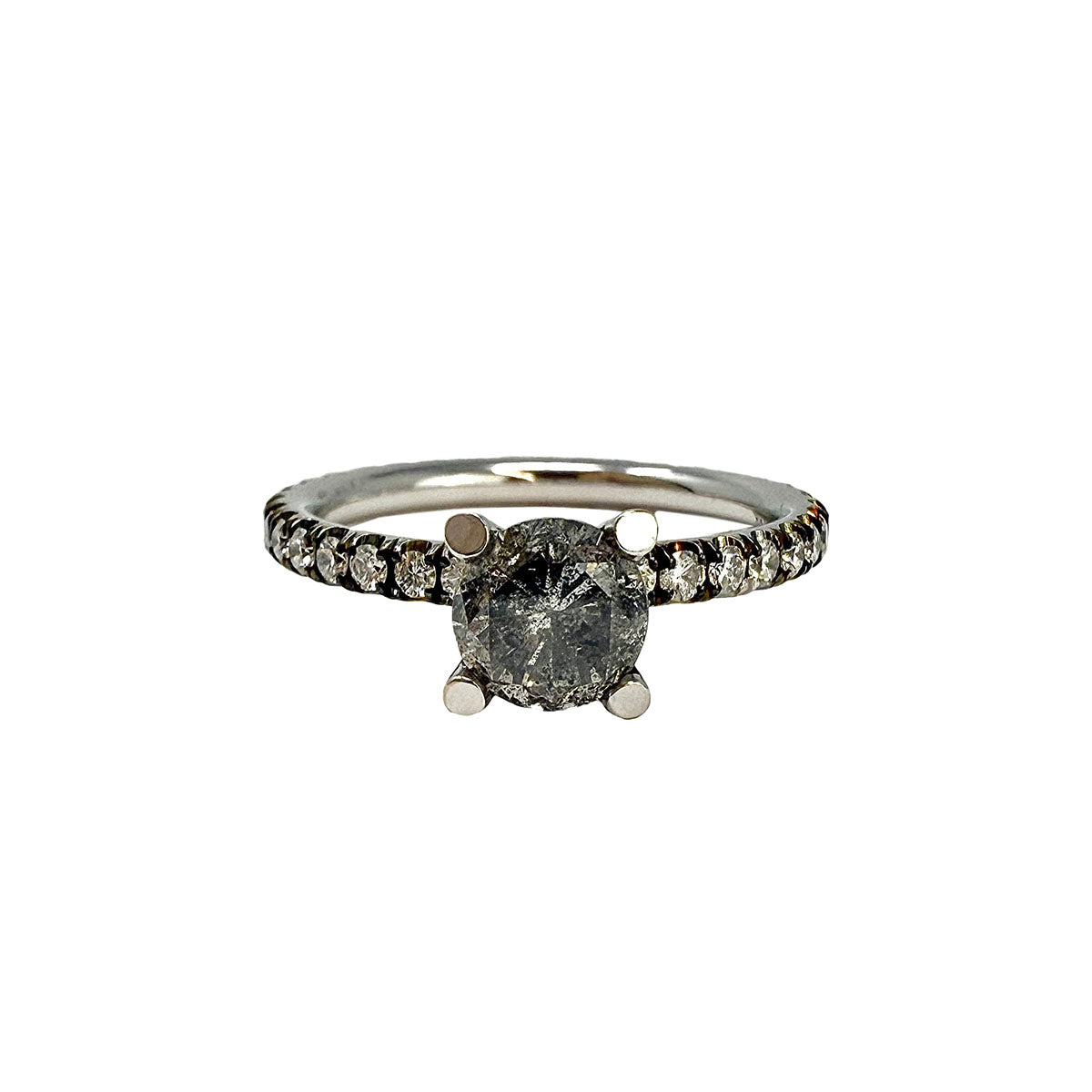 Spinelli Kilcollin 18K White Gold Solitaire Diamond Ring