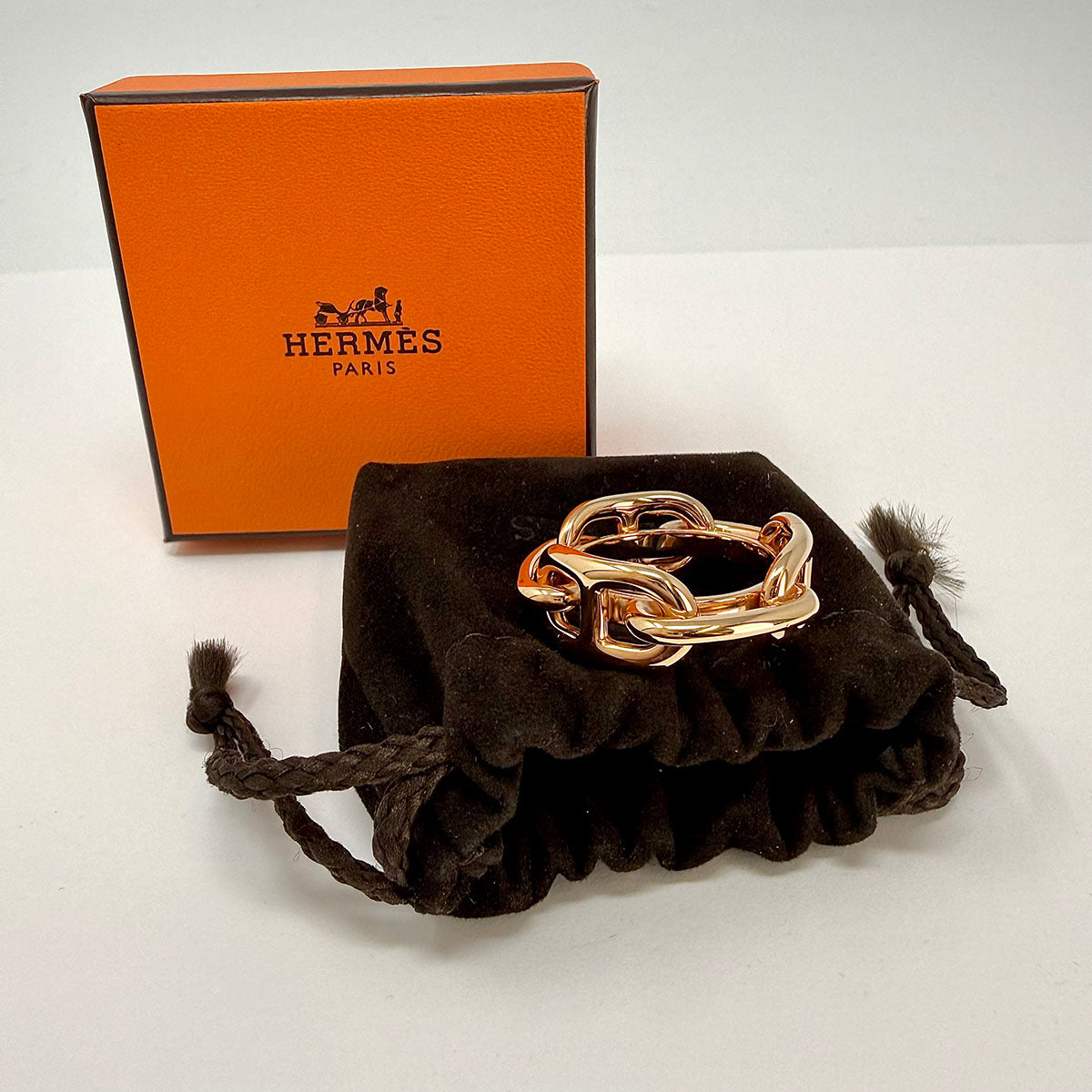 Hermes Chaine D'Ancre Scarf Ring