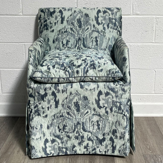Flower Pattern Accent Chair