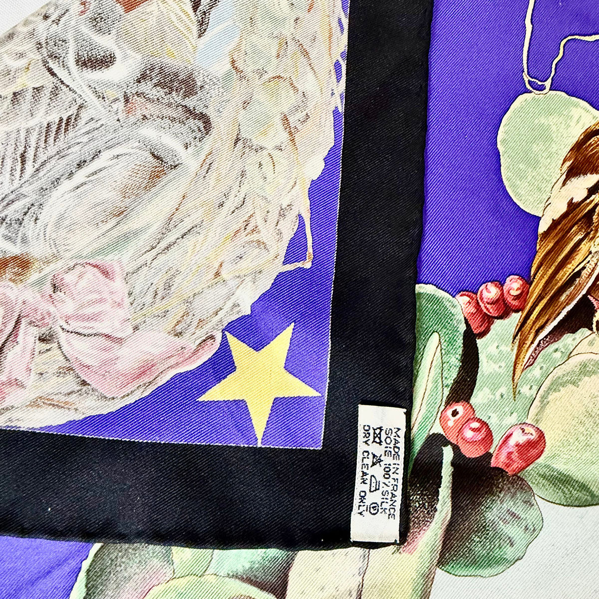 Hermes " Faune Et Flore Du Texas" Scarf