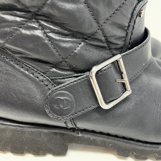 Chanel Moto Boots