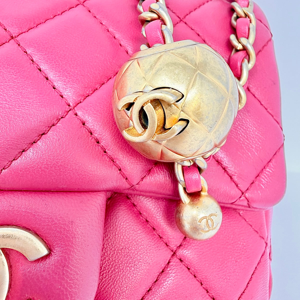 Chanel Mini Square Pearl Crush Bag