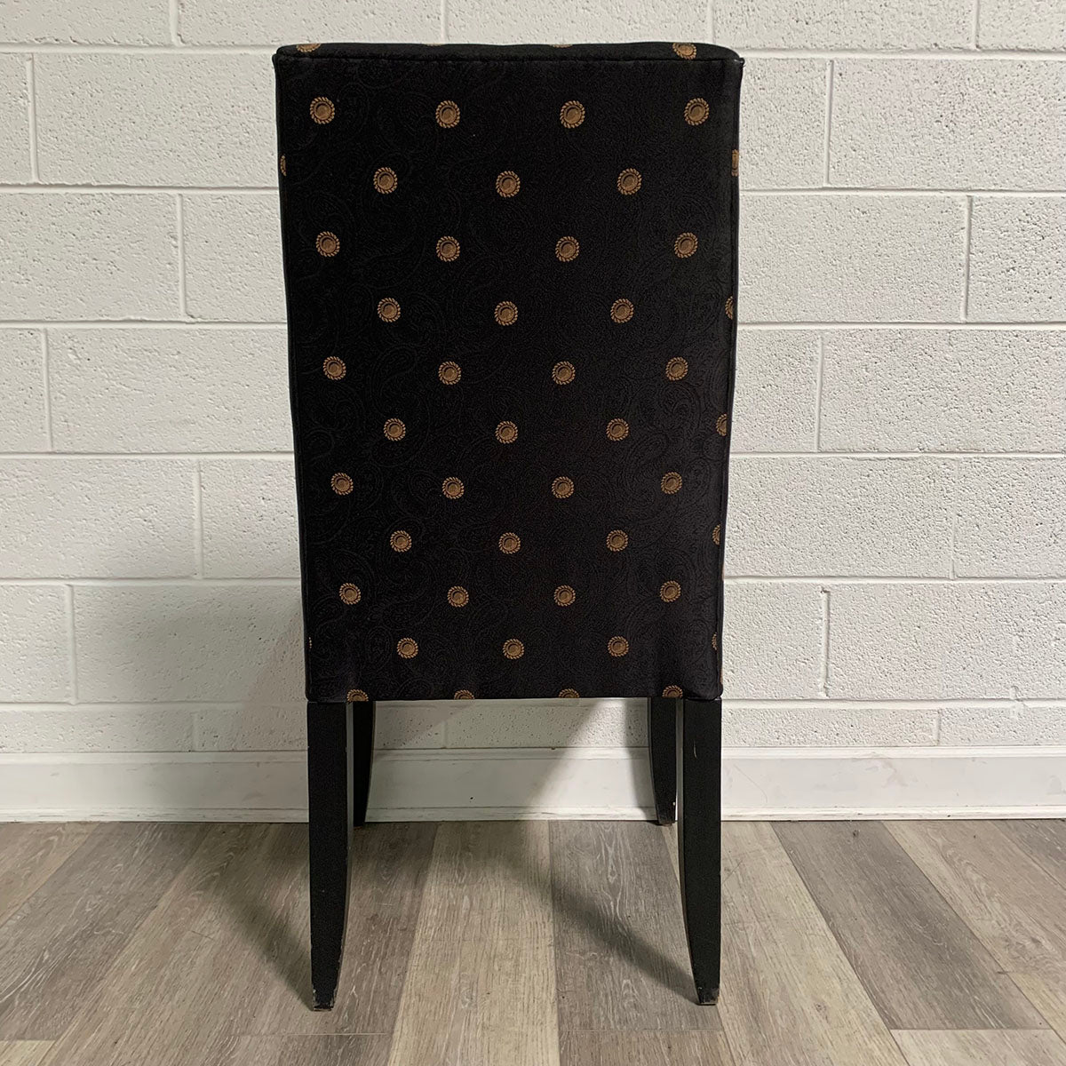 Set of Six Black Dining Chairs