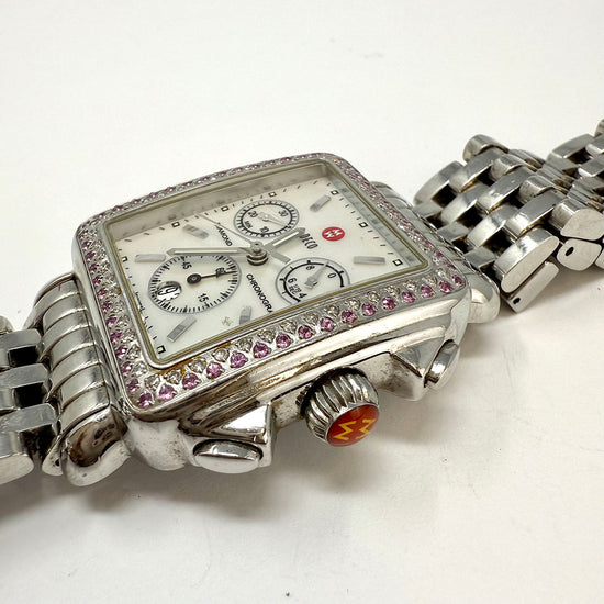 Michele Diamond Chronograph Watch