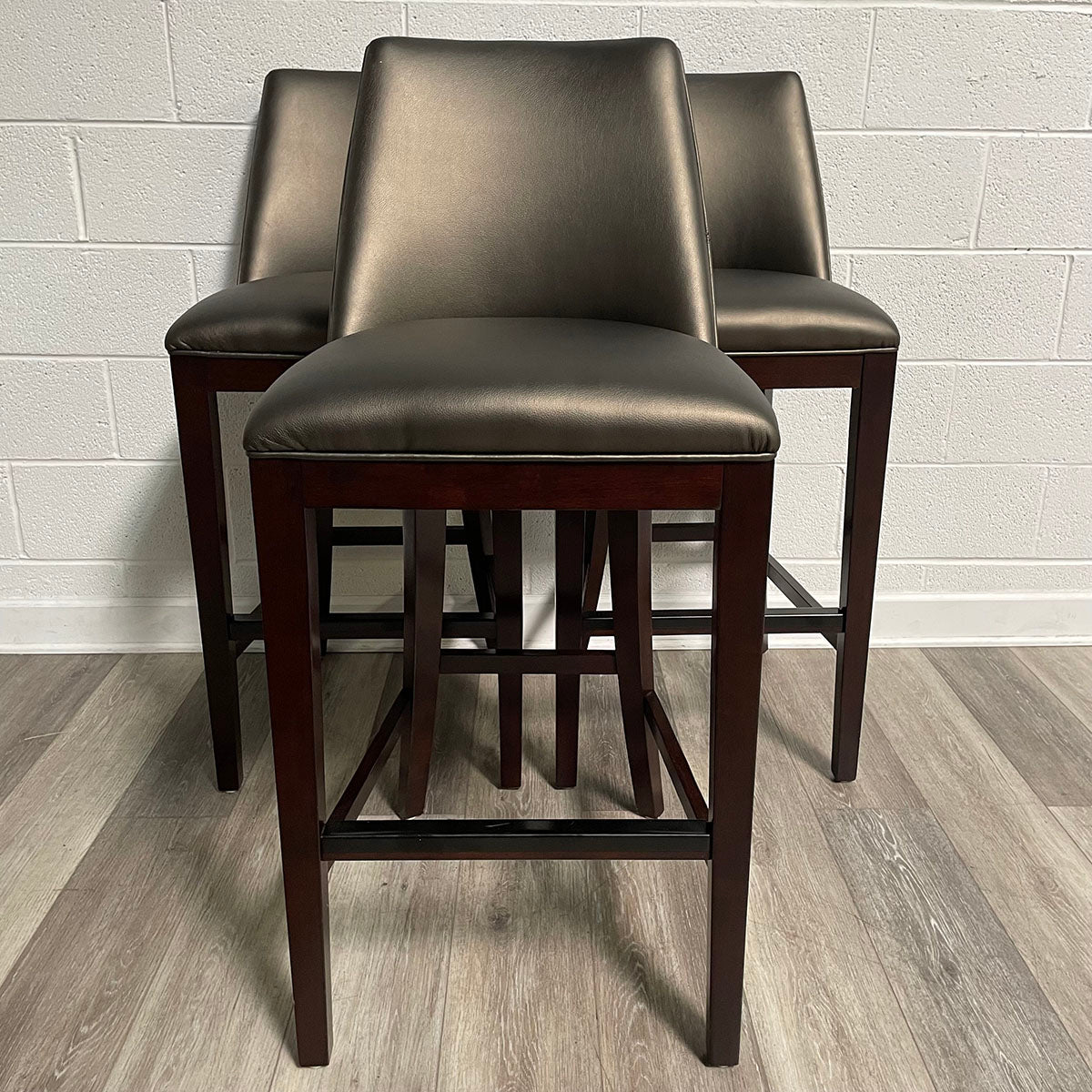 Set of 3 Bernhardt  Bar Stools