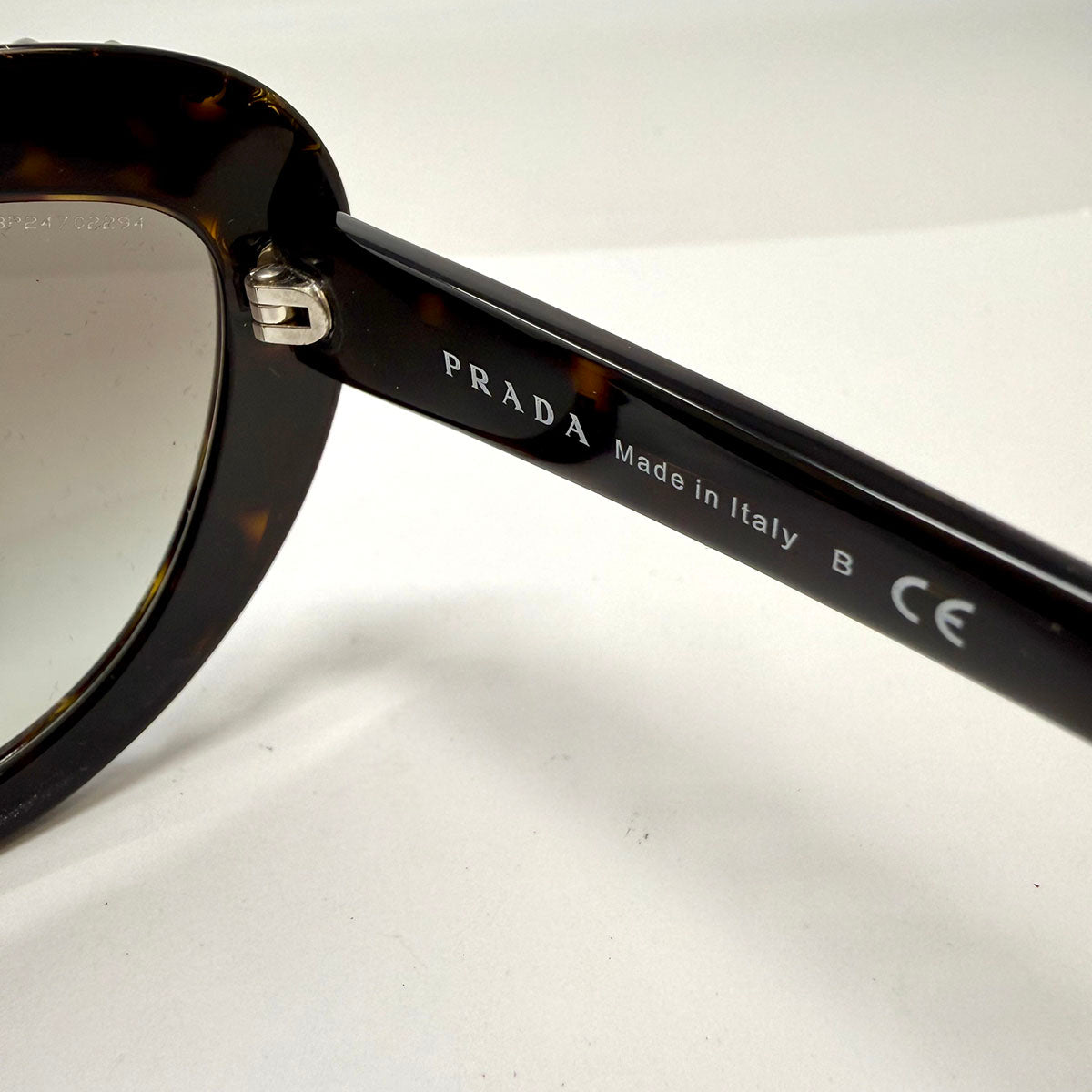 Prada Cat Eye Gradient Studded Sunglasses