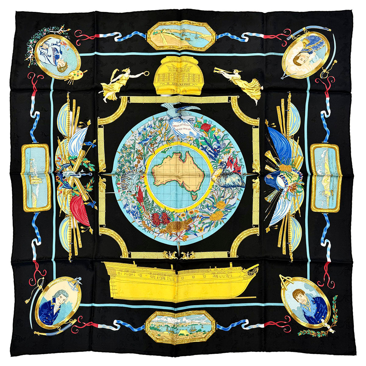 Hermes "Orbis Australis Dulces Exuviae" Scarf