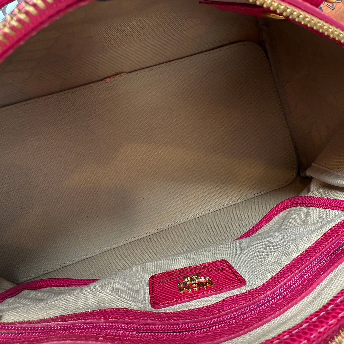 MCM X Craig Redman Visetos Handle Bag