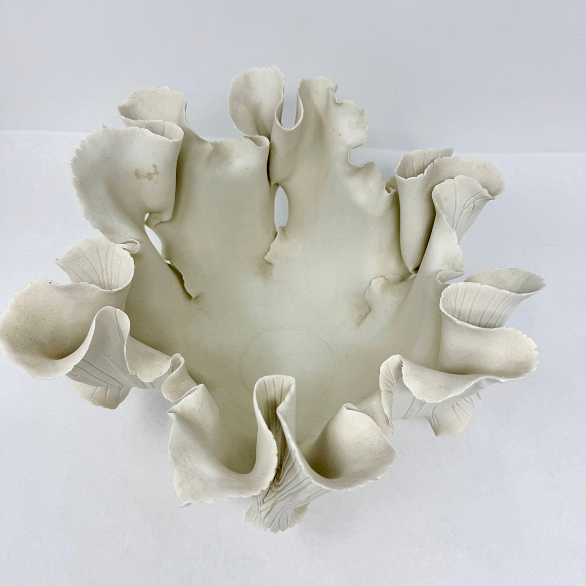 Abstract Sculpture Vase, Signed and Dated 1983