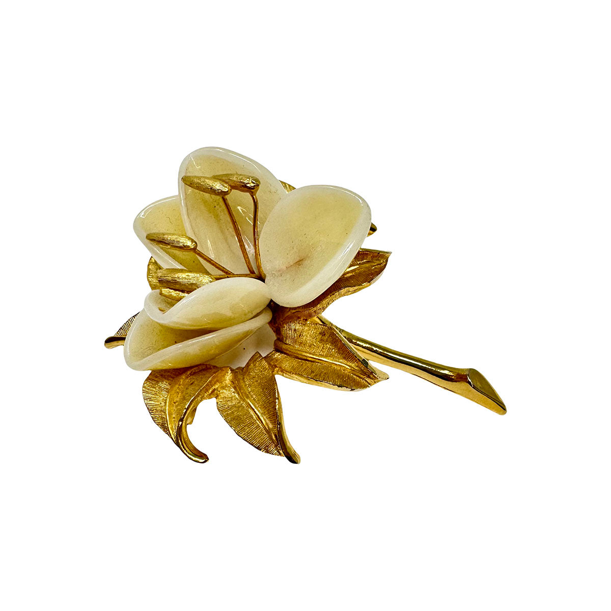 Boucher Vintage 1960 Rare Lily Brooch Pin