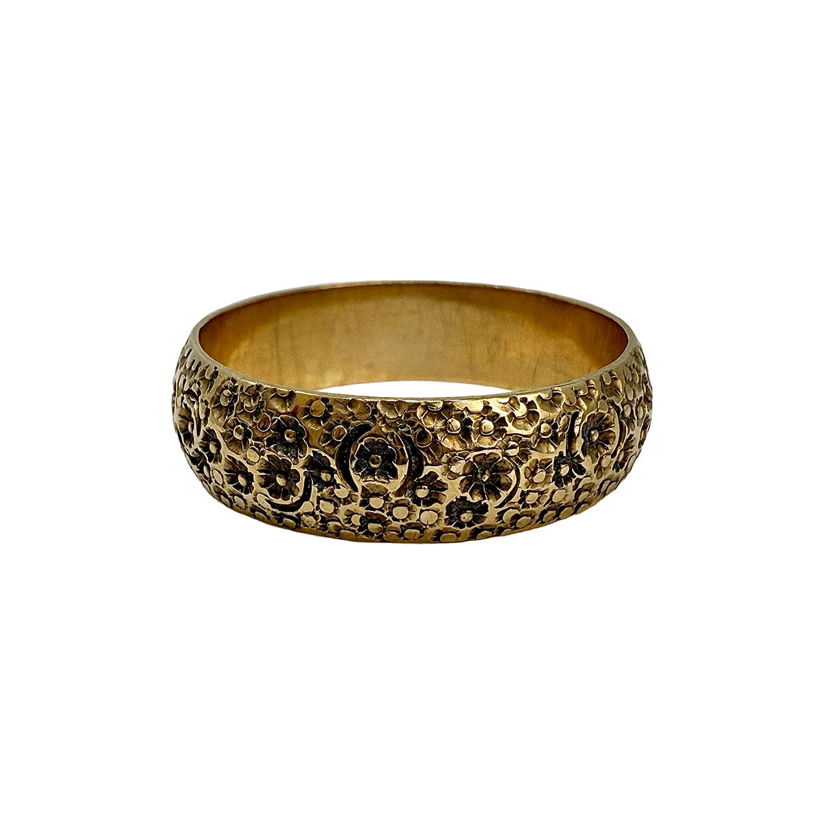 10K  Gold Hammered Band