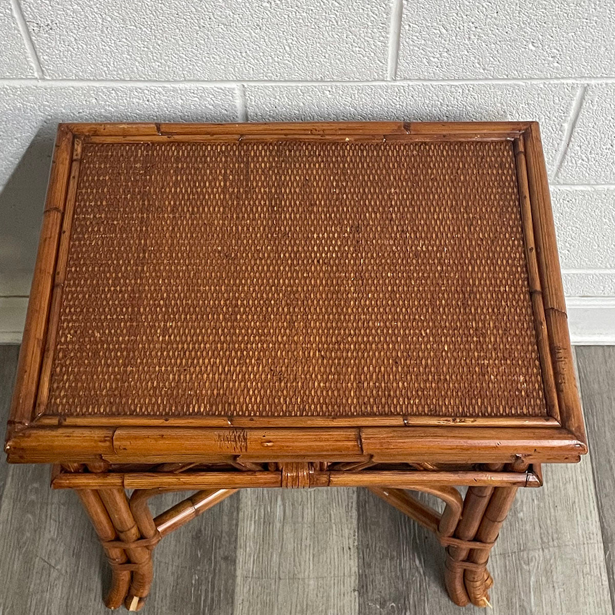 Rattan Side Table
