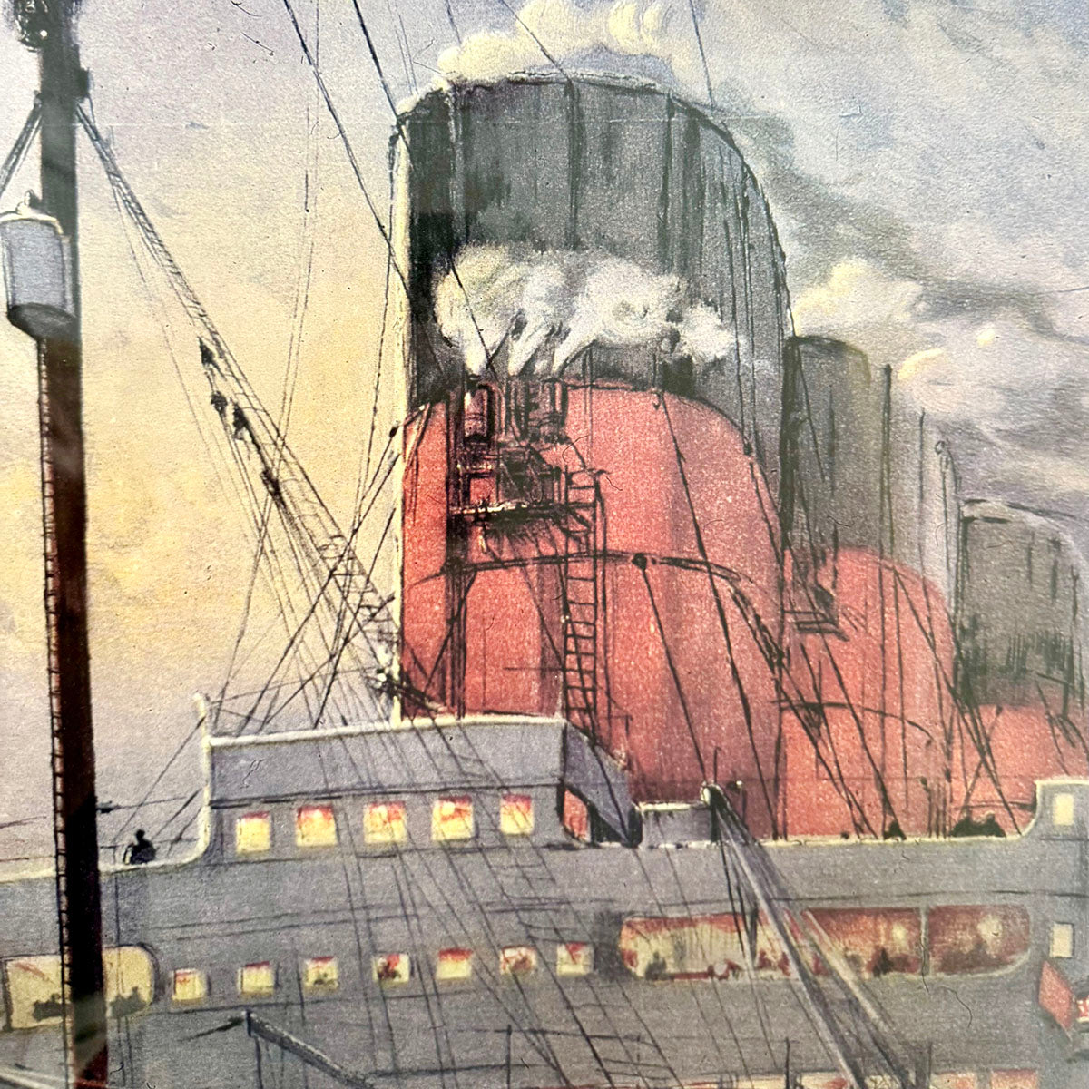 Vintage Travel Poster "SS Paris"
