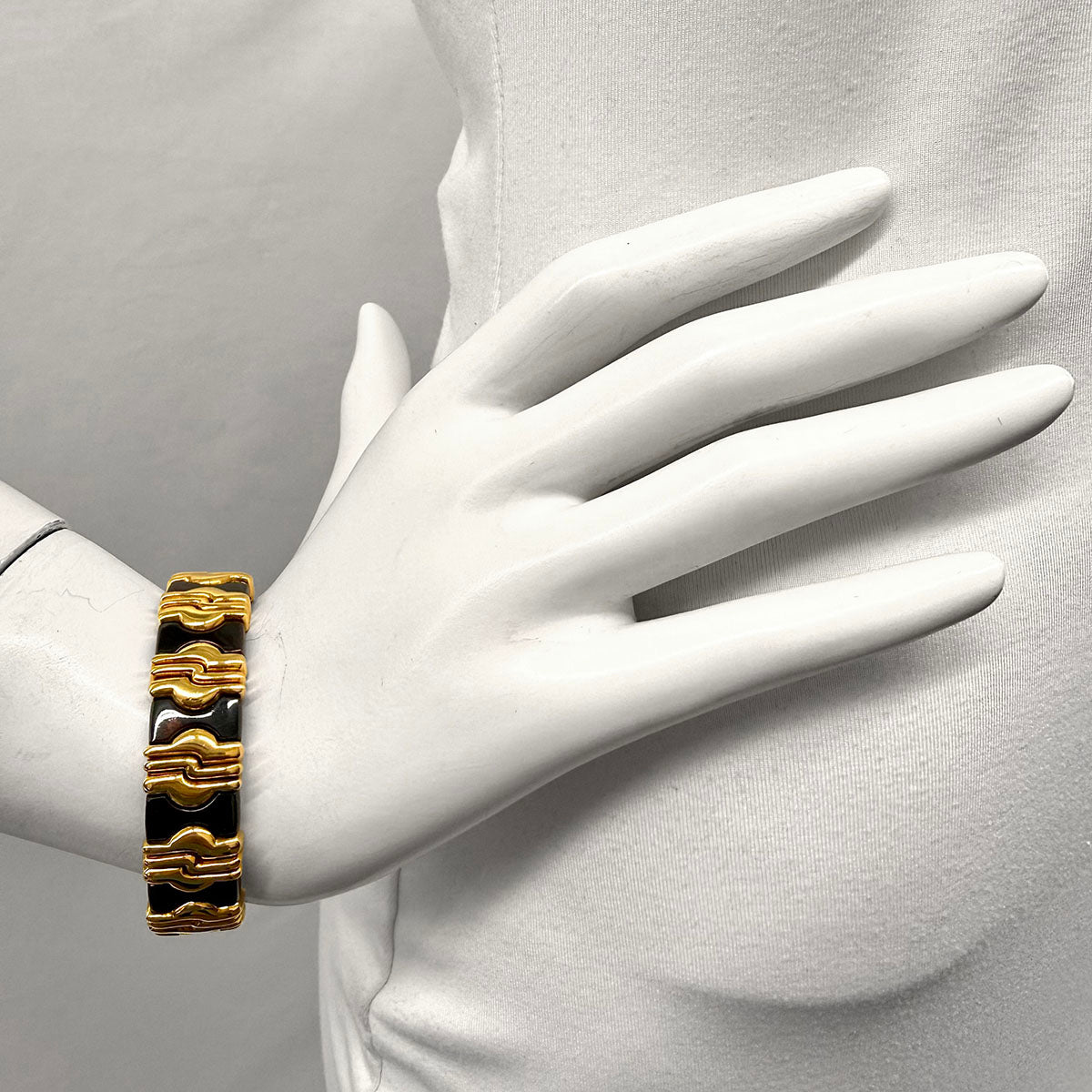 18K and Steel Bracelet