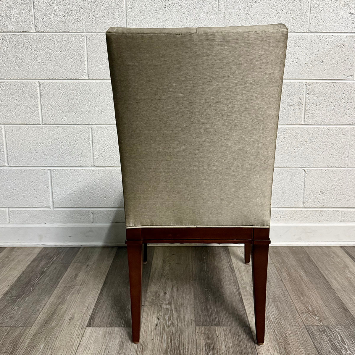 Set of 6 Interior Crafts Silk Upholstered Dining Chairs