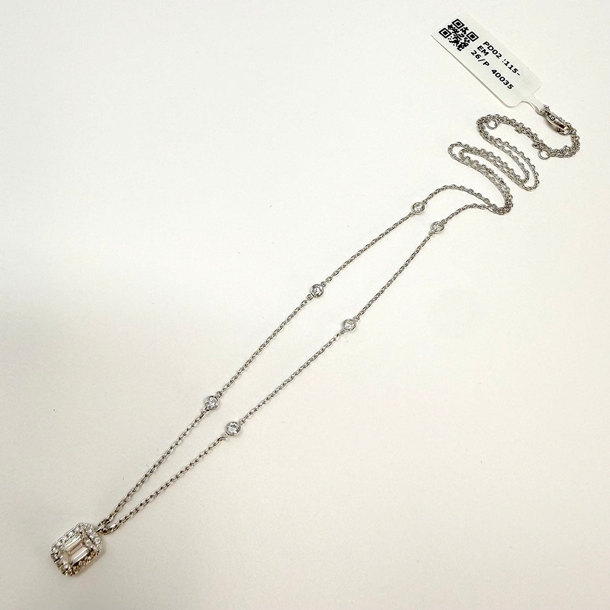 Lab Diamond Pendant Necklace